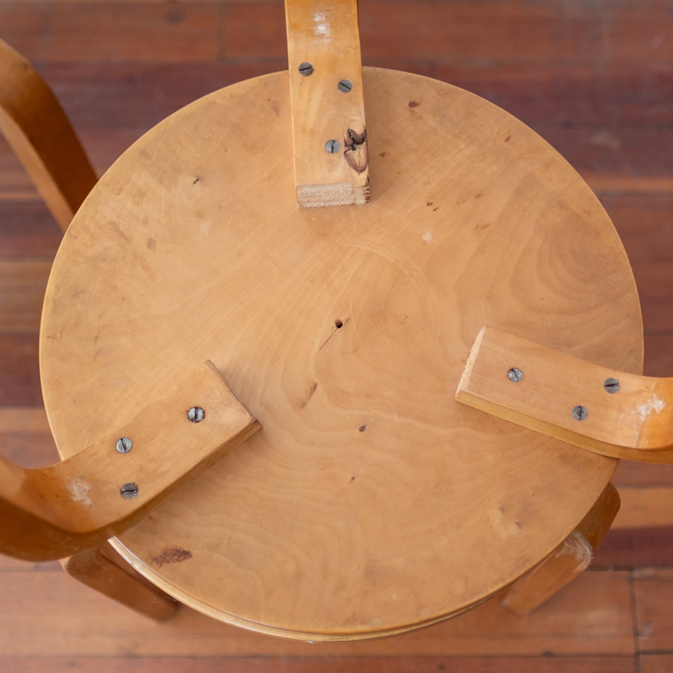 Alvar Aalto+Aalto Model No 60 Tabourets empilables en bouleau pour Artek 1950s en vente 9