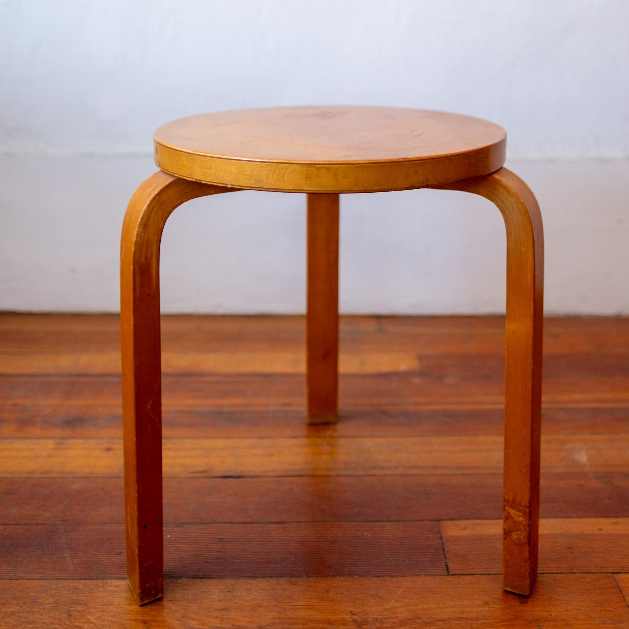 Alvar Aalto+Aalto Model No 60 Tabourets empilables en bouleau pour Artek 1950s en vente 2