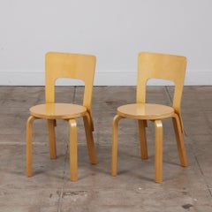 Alvar Aalto Model 66 Dining Chair for Artek