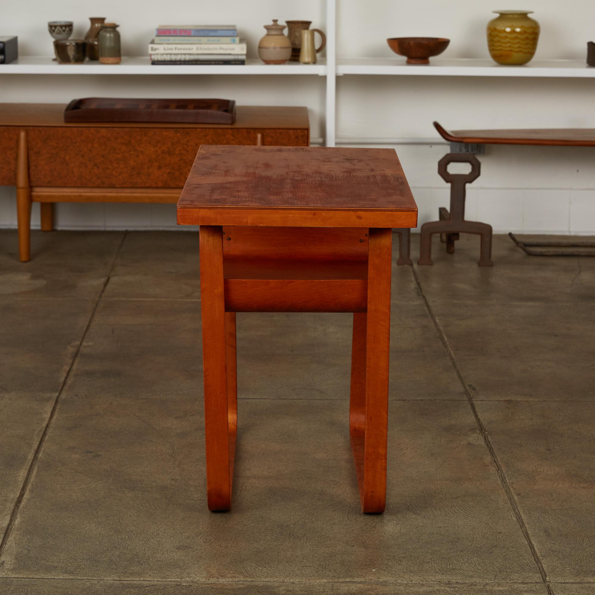 Alvar Aalto Model 76 Two-Tier Side Table 1