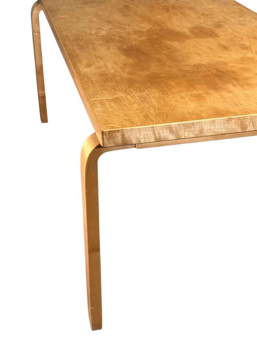 Mid-20th Century Alvar Aalto Model 83 Birch Dining Table, Finland 1930 For Sale
