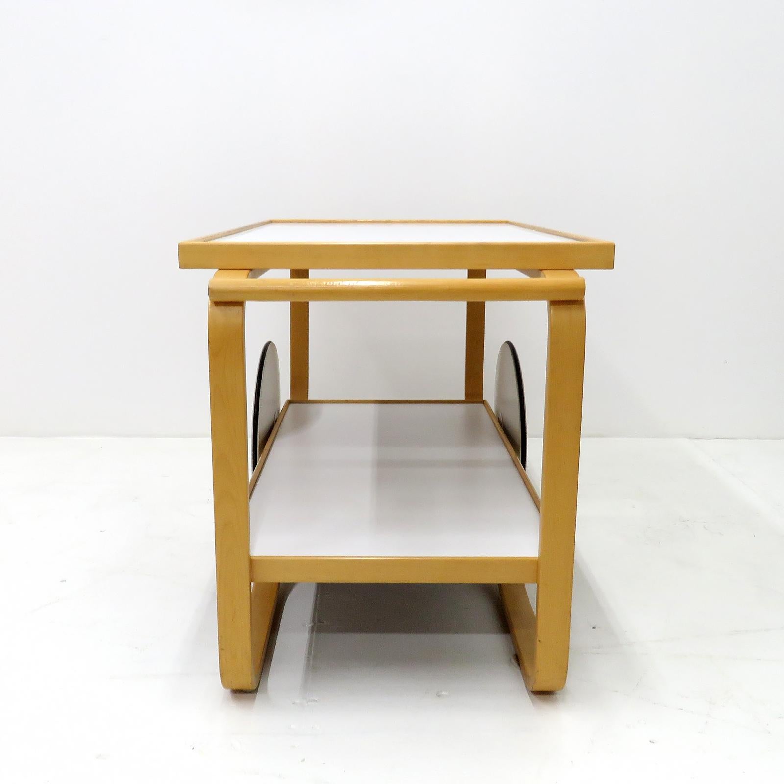 Mid-20th Century Alvar Aalto Model 901 Tea Trolley, 1950s For Sale