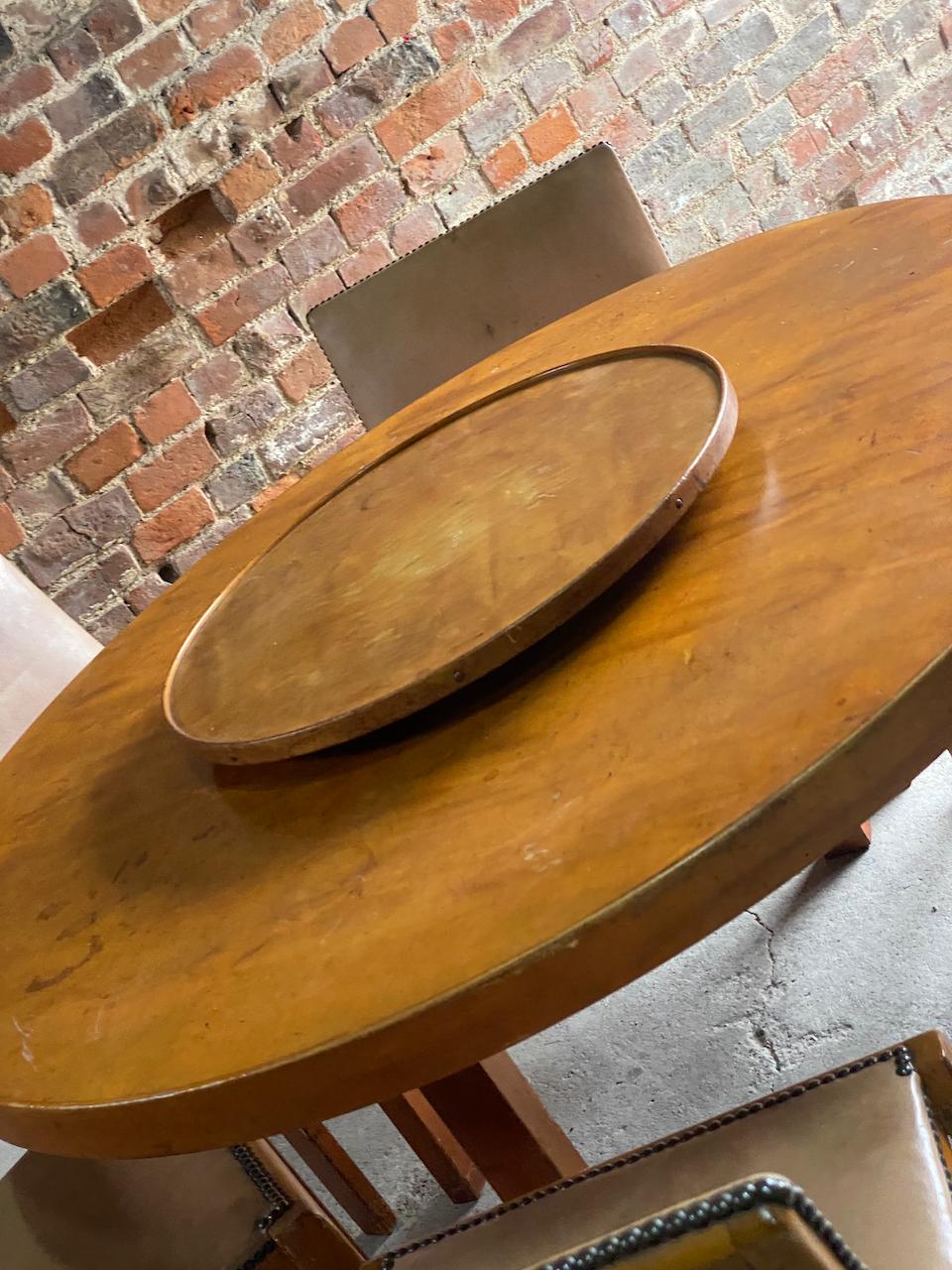 Alvar Aalto Model 91 Dining Table & Six Chairs by Finmar, Circa 1940 11