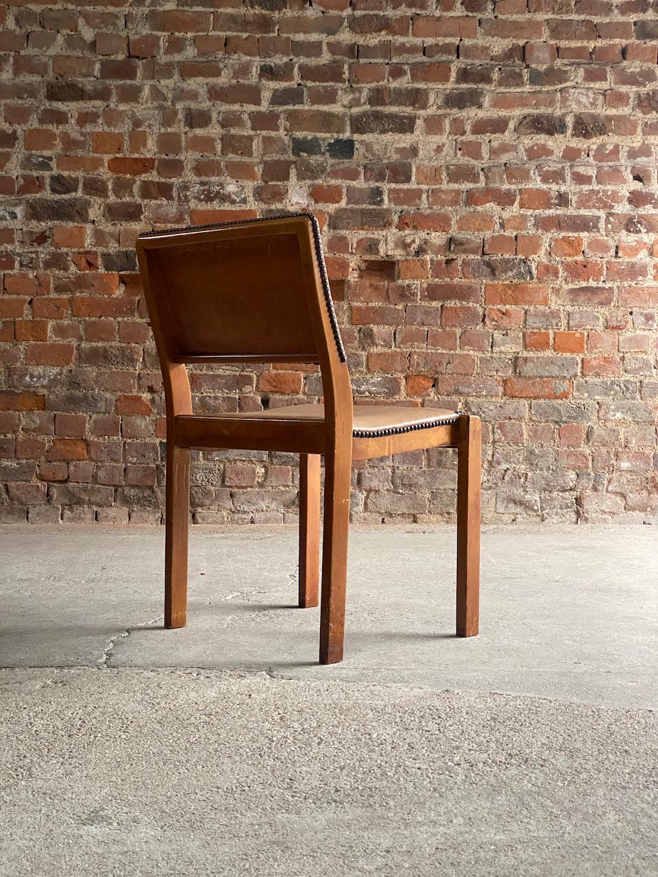 Finnish Alvar Aalto Model 91 Dining Table & Six Chairs by Finmar, Circa 1940