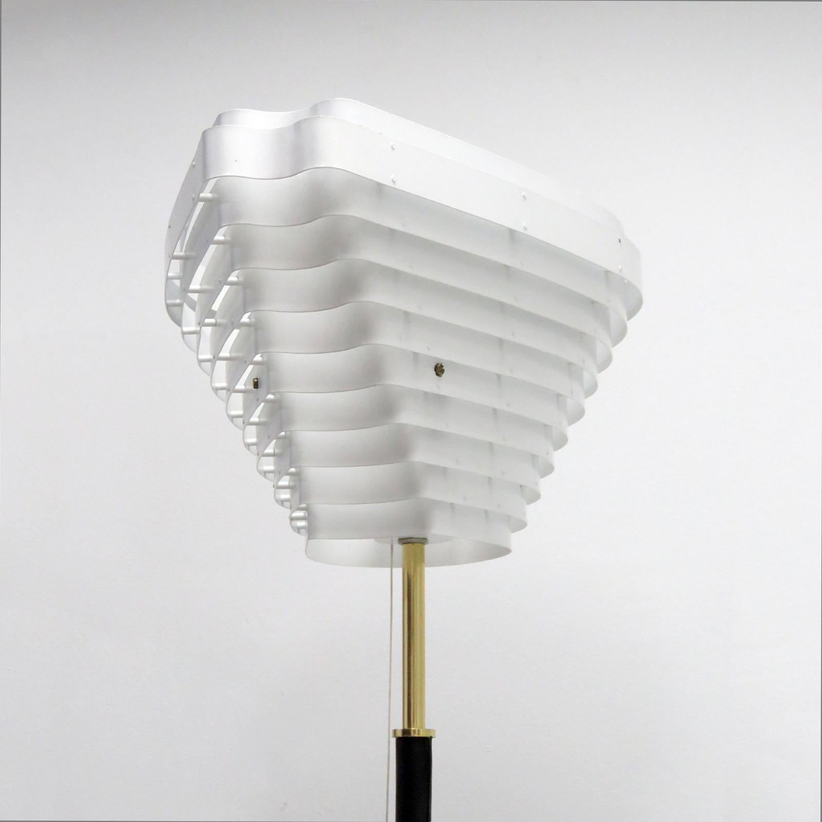 Finnish Alvar Aalto Model A805 'Angel Wing' Floor Lamp