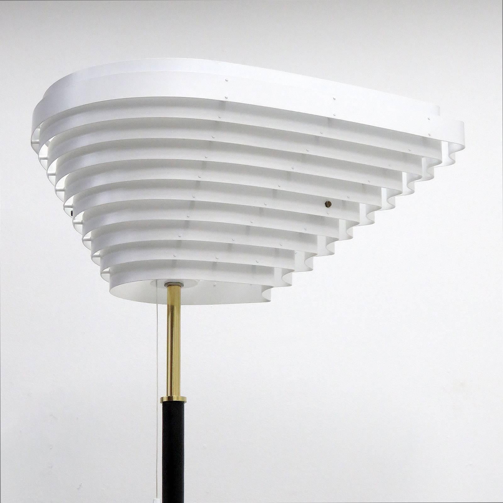 Finnish Alvar Aalto Model A805 'Angel Wing' Floor Lamp