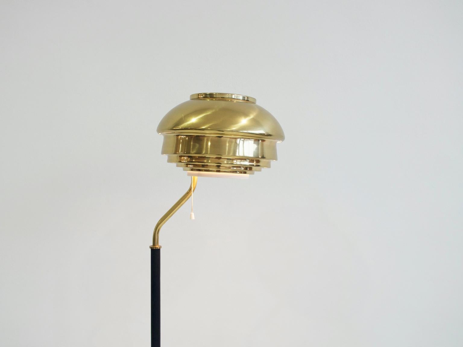 Alvar Aalto Model A808 Brass Floor Lamp For Sale 5