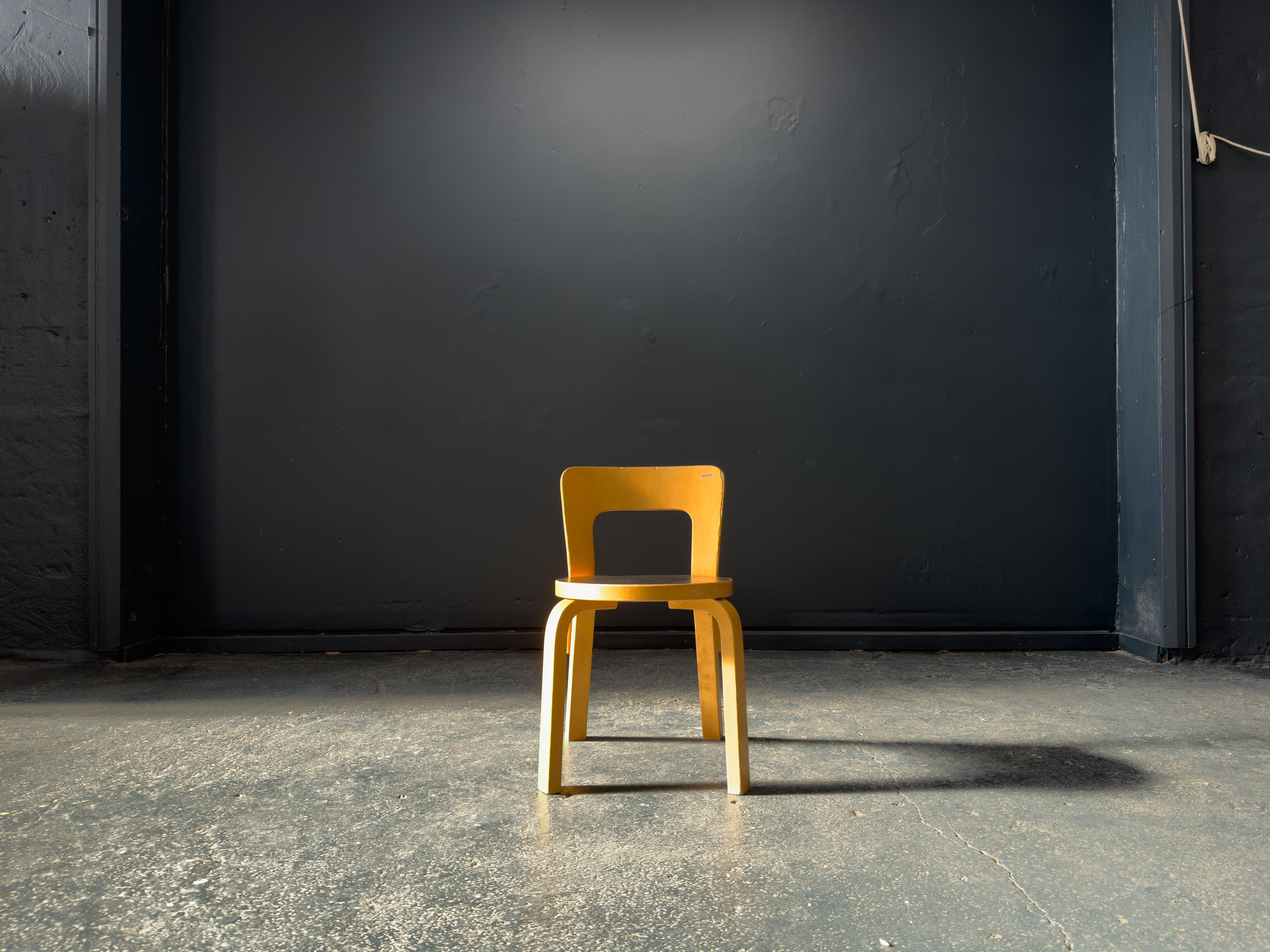 Designed by legendary Finnish architect and designer Alvar Aalto, this charming children’s chair is a scaled-down classic that embodies the same elegant simplicity and craftsmanship found in his full-sized furniture. Produced by Artek, the piece is