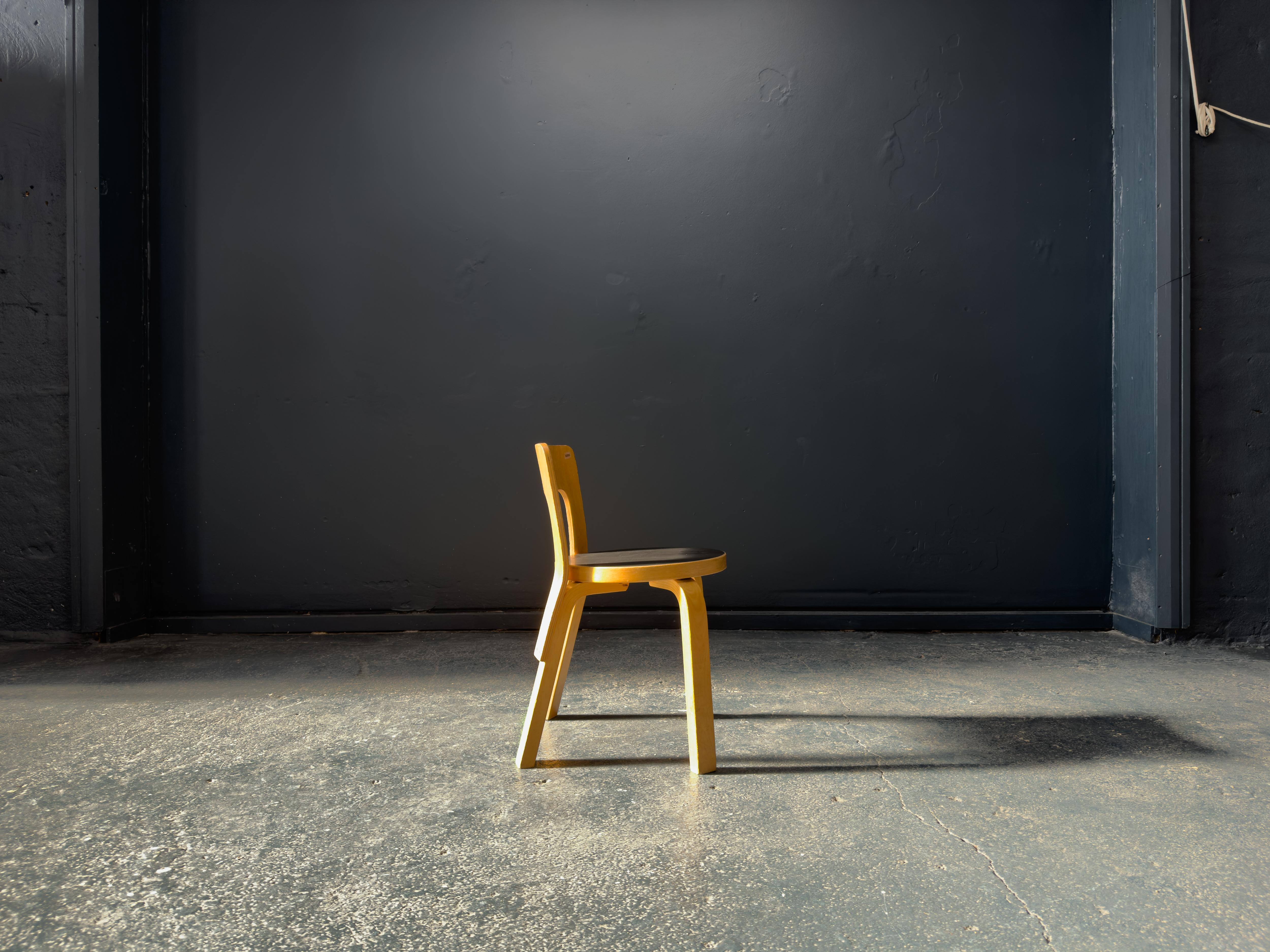 Mid-Century Modern Alvar Aalto N65 Artek Kid's Chair For Sale