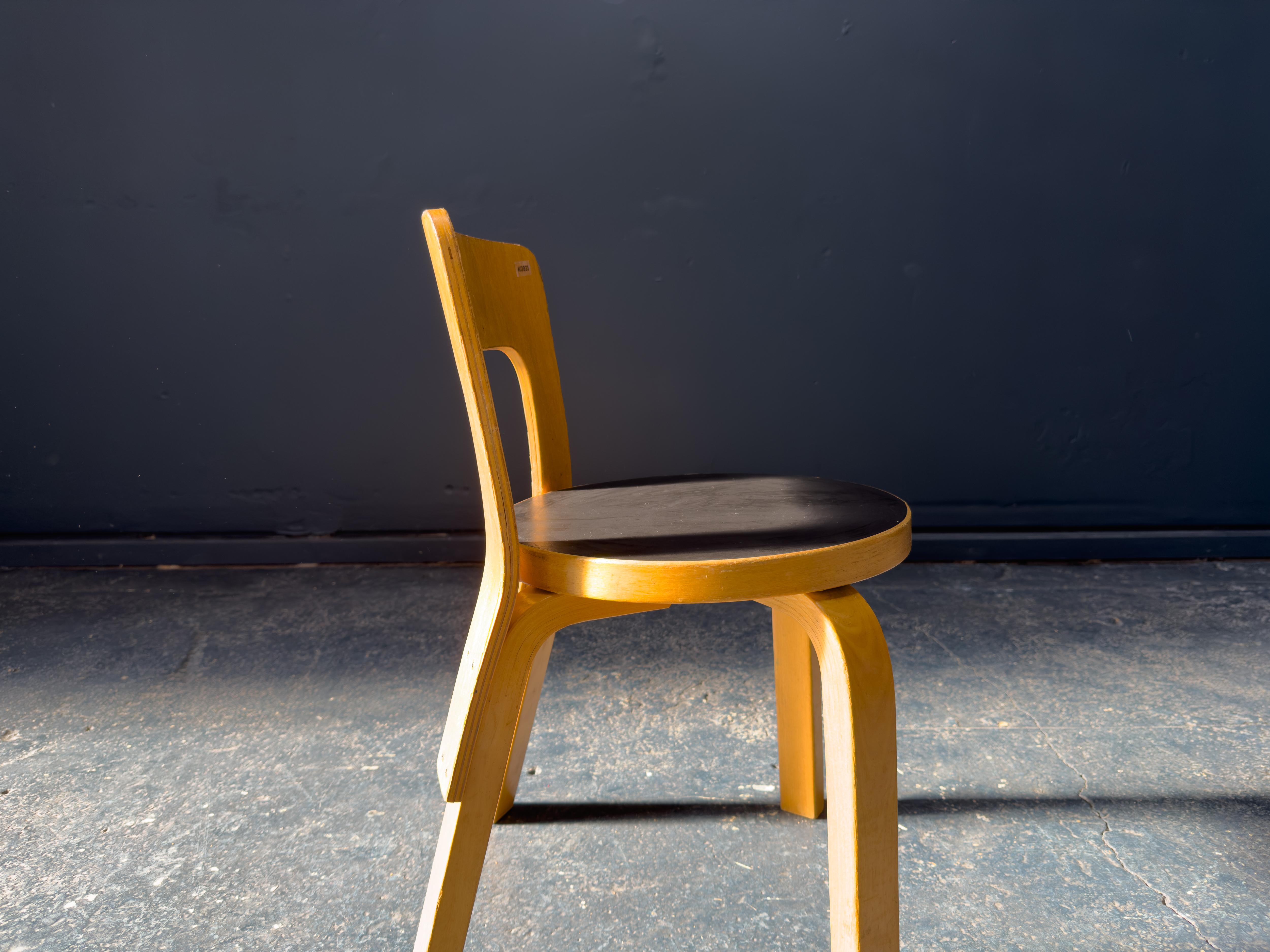 Beech Alvar Aalto N65 Artek Kid's Chair For Sale