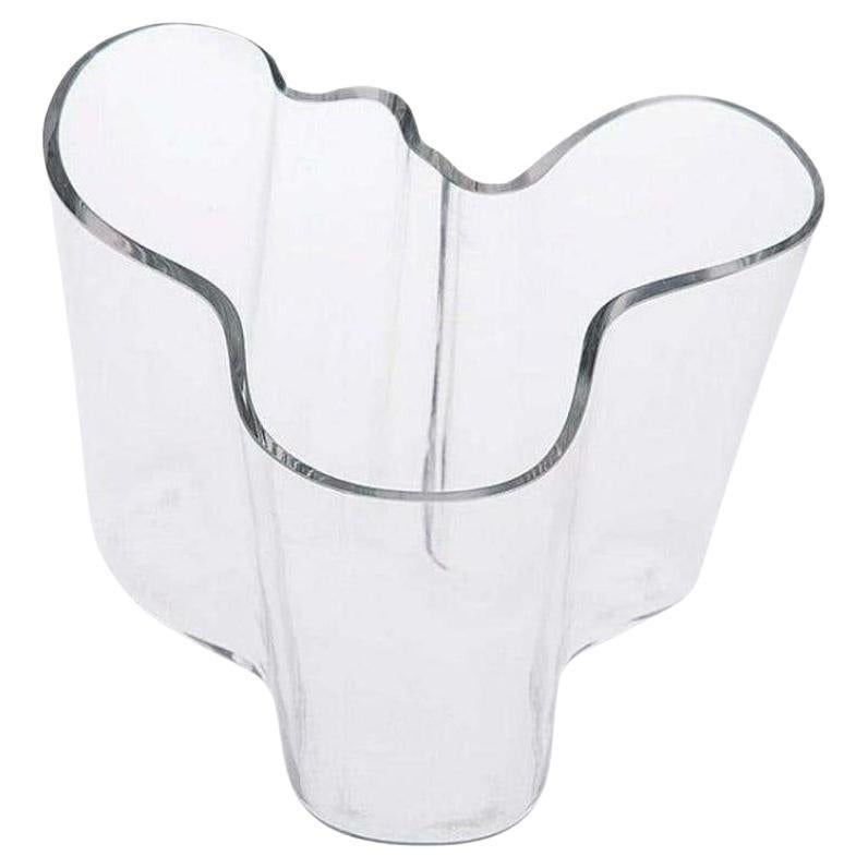 Jarrón de vidrio orgánico Alvar Aalto Modelo Savoy, circa 1960