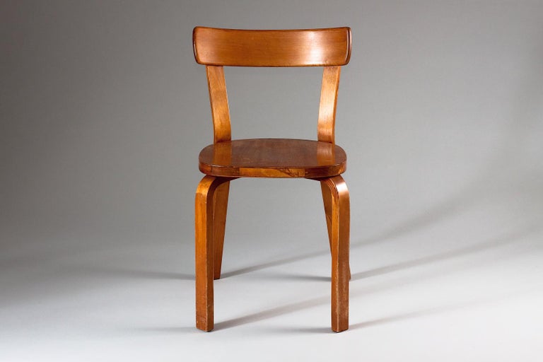 Alvar Aalto, Original 1930s Chair 69 with Great Colour and Patina 
