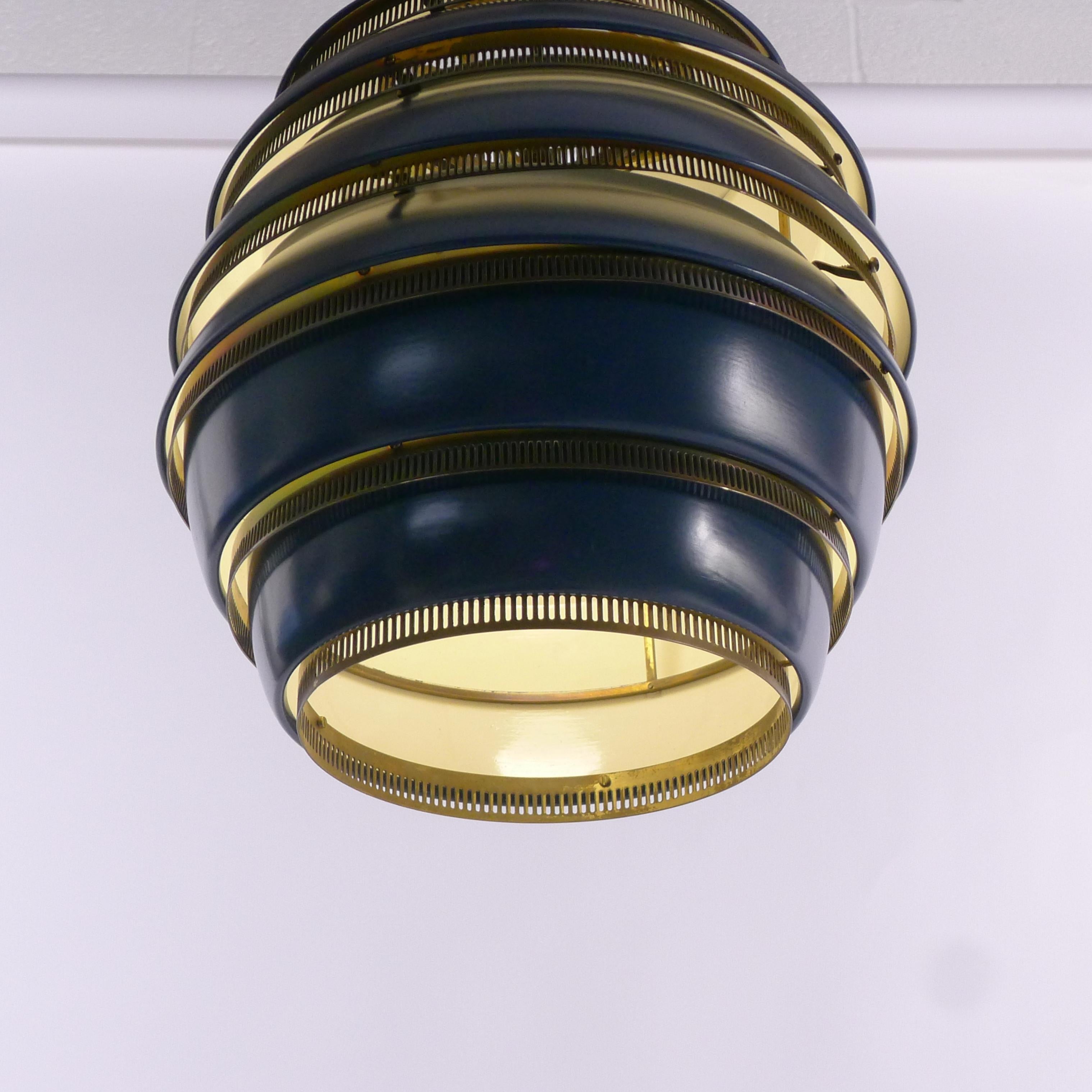 Alvar Aalto, Original Production Large Size Beehive Lamp, Valaistustyo Ky, 1953 5