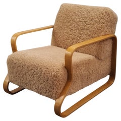 Alvar Aalto, Paded Paimio 44 Lounge chair, Artek 1950s