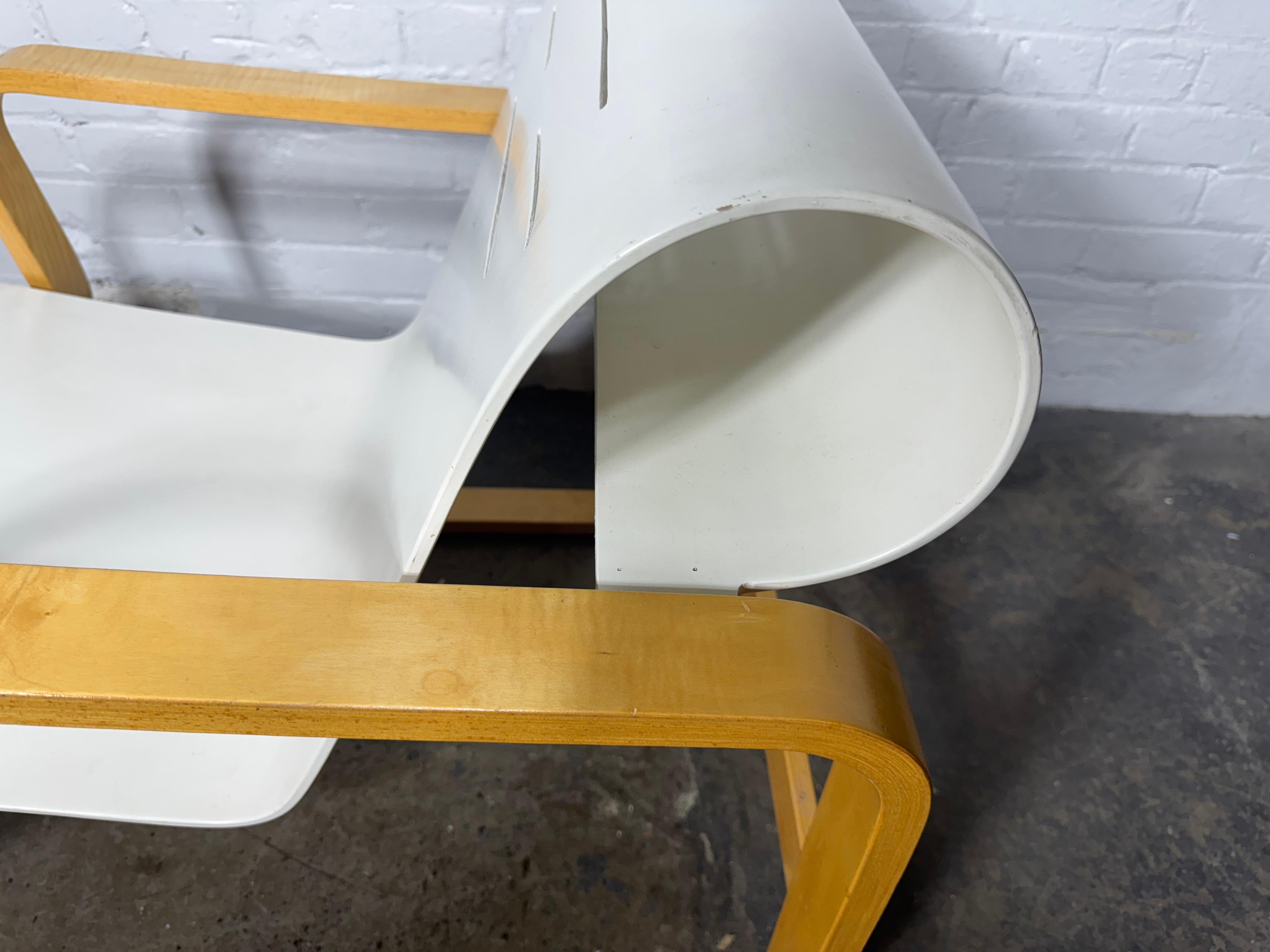 Laccato Sedia Alvar Aalto Paimio 41.. Design/One classico. Modernista/ Scandinavo in vendita