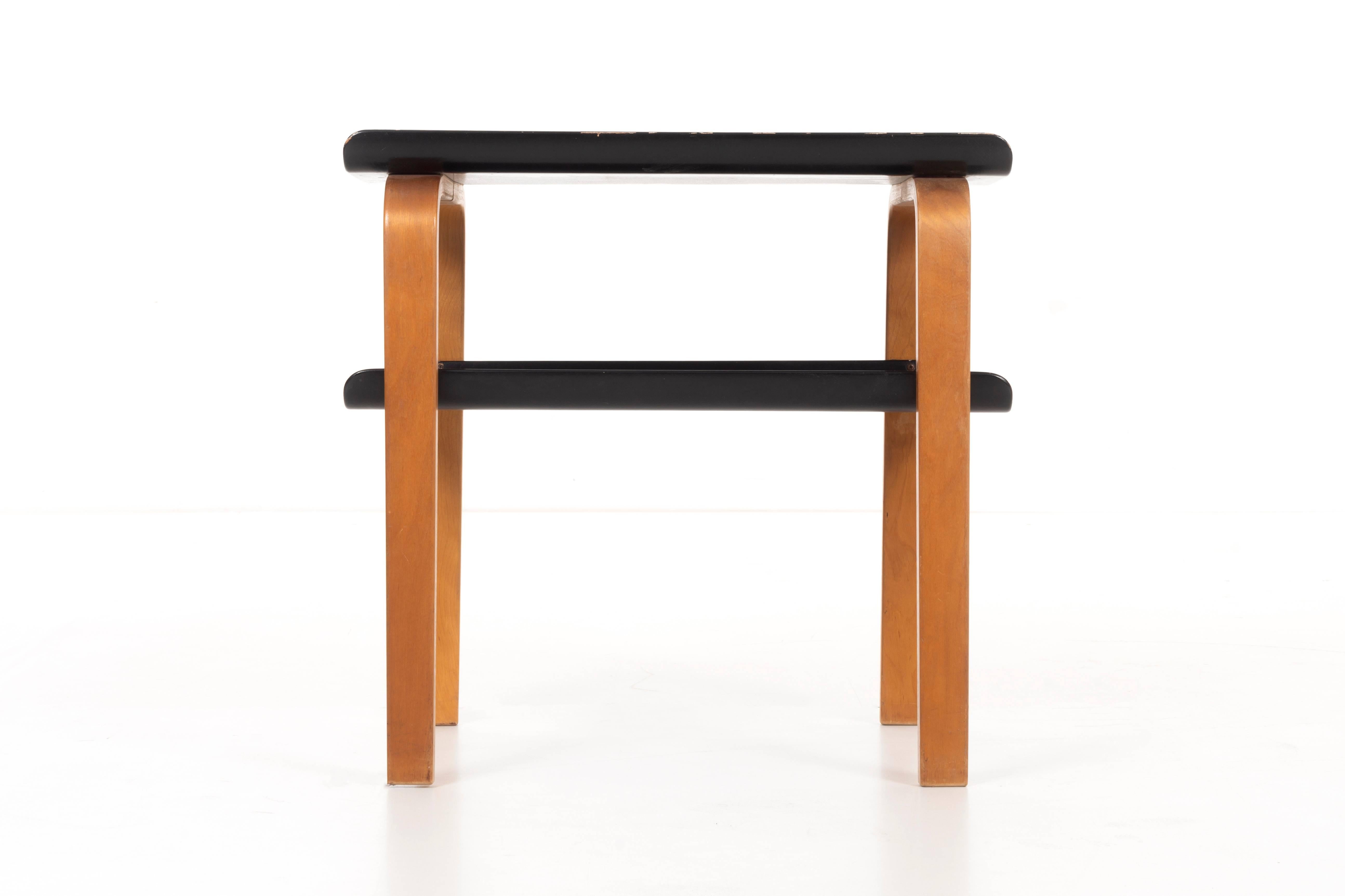 Alvar Aalto designed this table, along with several other of his most iconic works, for the Paimio Sanatorium project in Finland in 1932. Later produced by Artek.