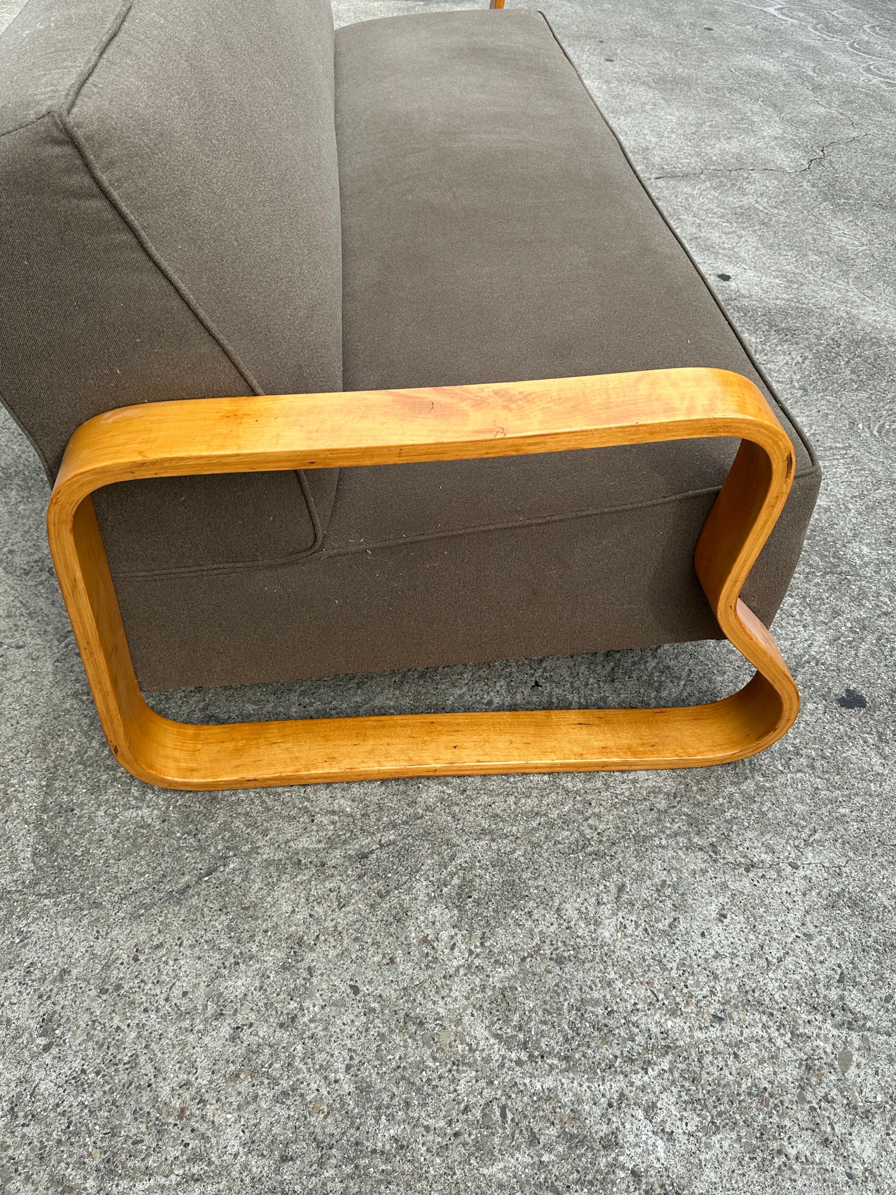Alvar Aalto Paimio Sofa for Finmar Finland ca 1932 siglo XX en venta
