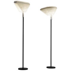 Alvar Aalto Angel's Wing "A805" Floor Lamps for Valaisinpaja Oy