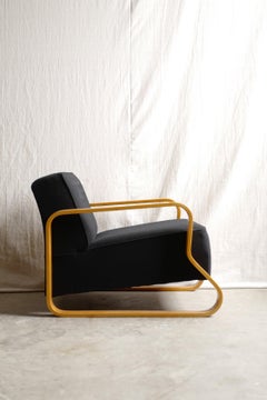 alvar aalto PAIR OF ARMCHAIRS, MODEL NO. 44 (padded paimio)