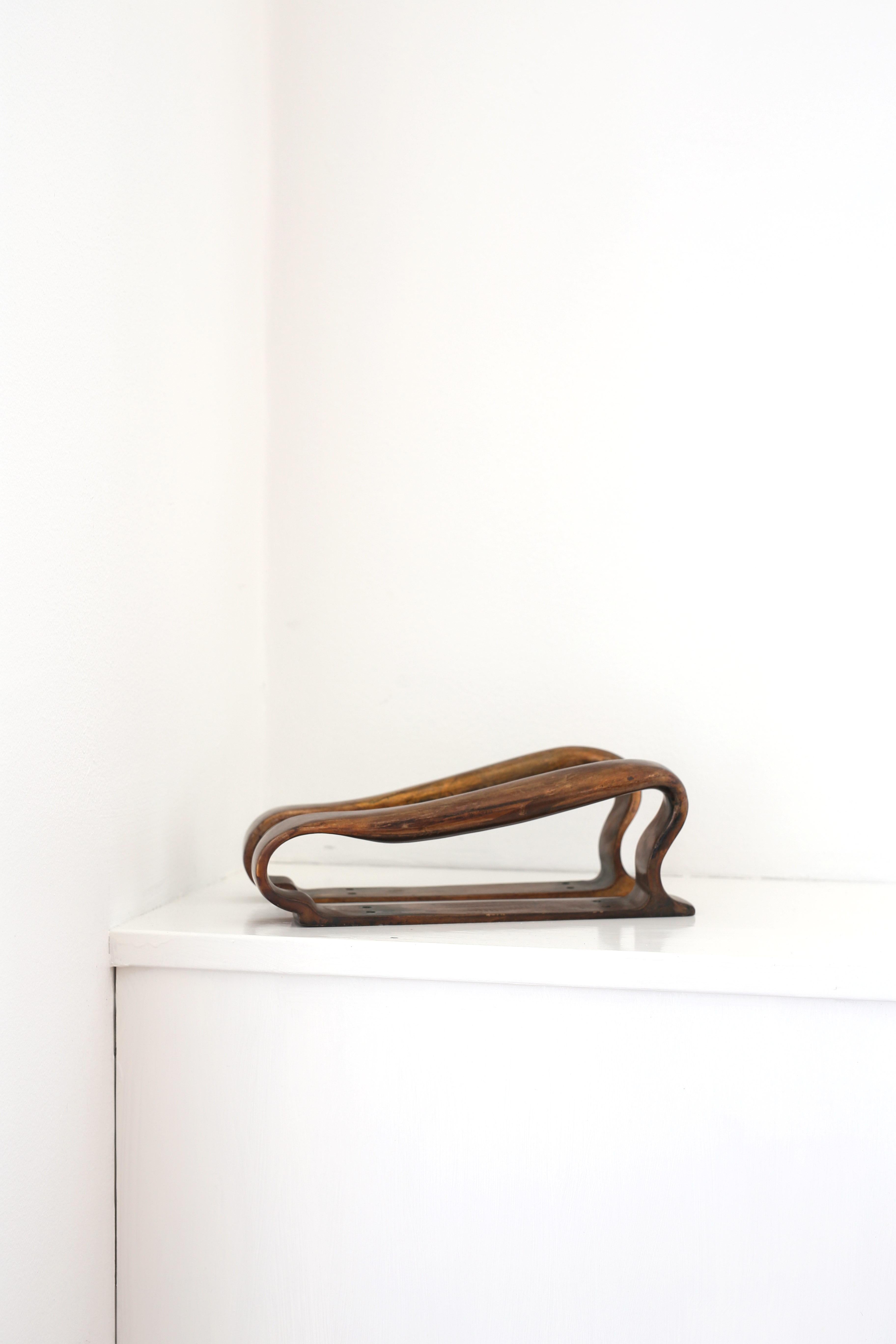 Mid-20th Century Alvar Aalto, Pair of  door handels in brass for Valaistustyö For Sale