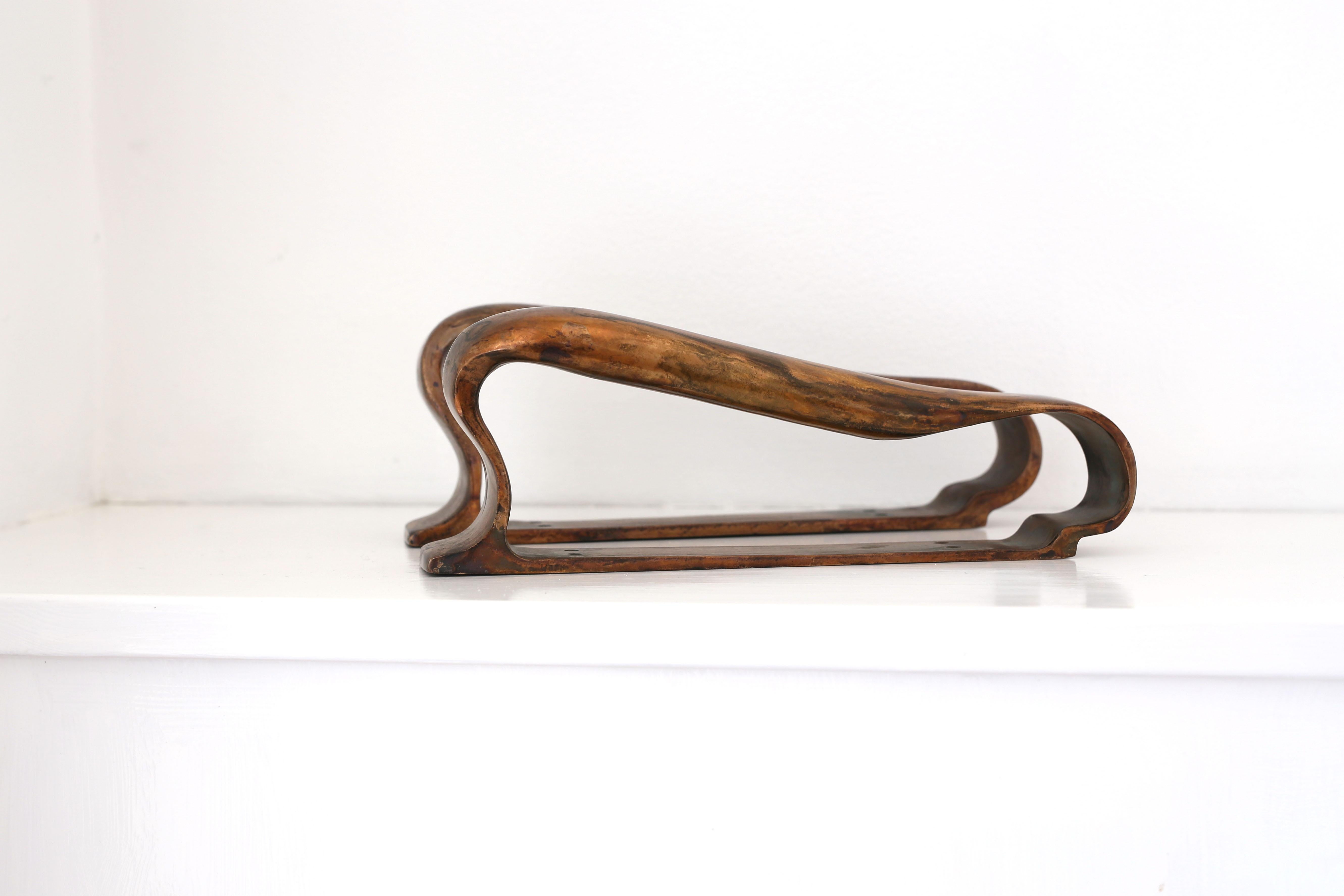 Alvar Aalto, Pair of  door handels in brass for Valaistustyö For Sale 1
