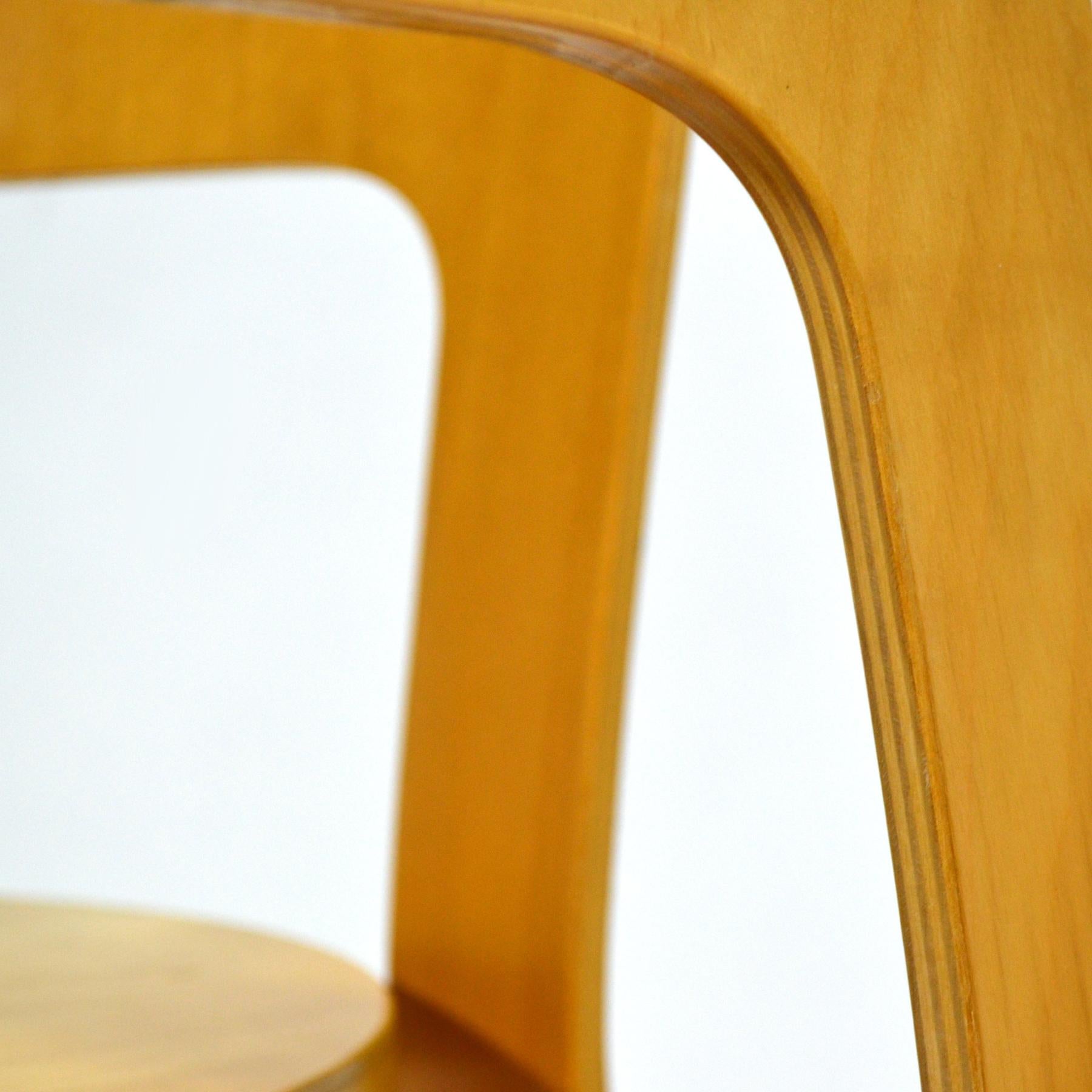 Finnish Alvar Aalto Pair of Model 66 Chairs