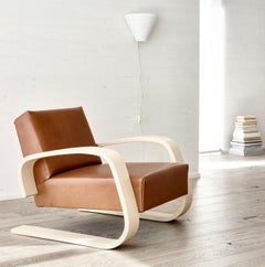 Alvar Aalto Pair of ‘Tank’ Armchairs in Zebra for Artek