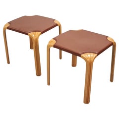 Alvar Aalto+Aalto, paire de tabourets X601, Artek