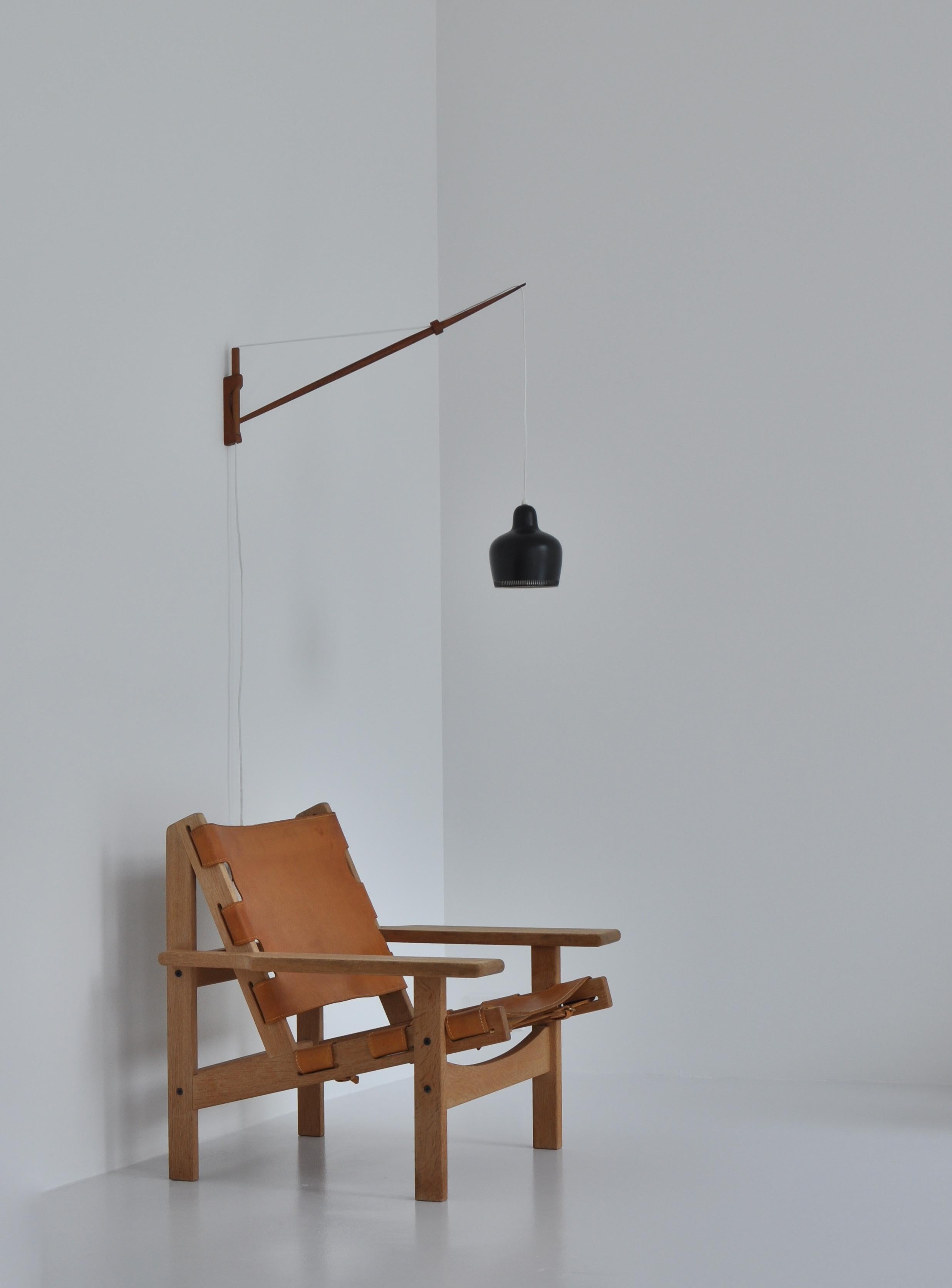 Alvar Aalto Pendant Wall Lamp, Louis Poulsen, 1960s Scandinavian Modern 8