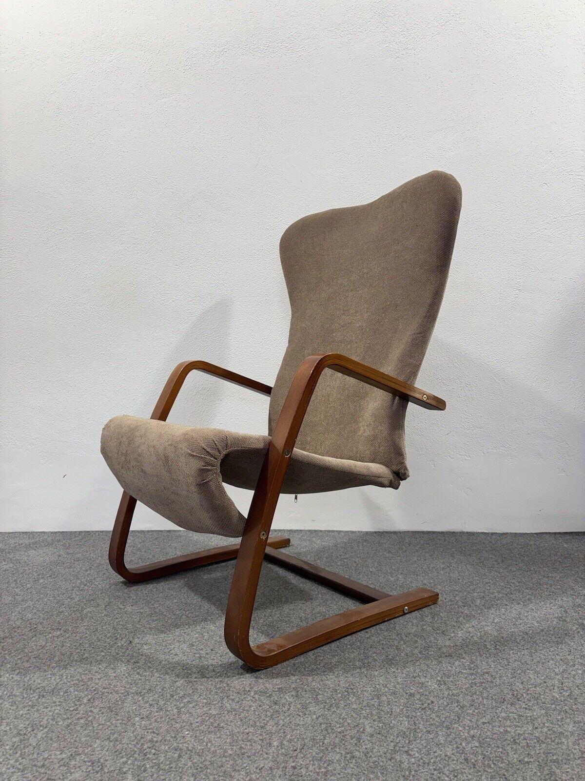 Fabric Alvar Aalto Poltrona Design Scandinavo Anni 60 Danish Modernariato.