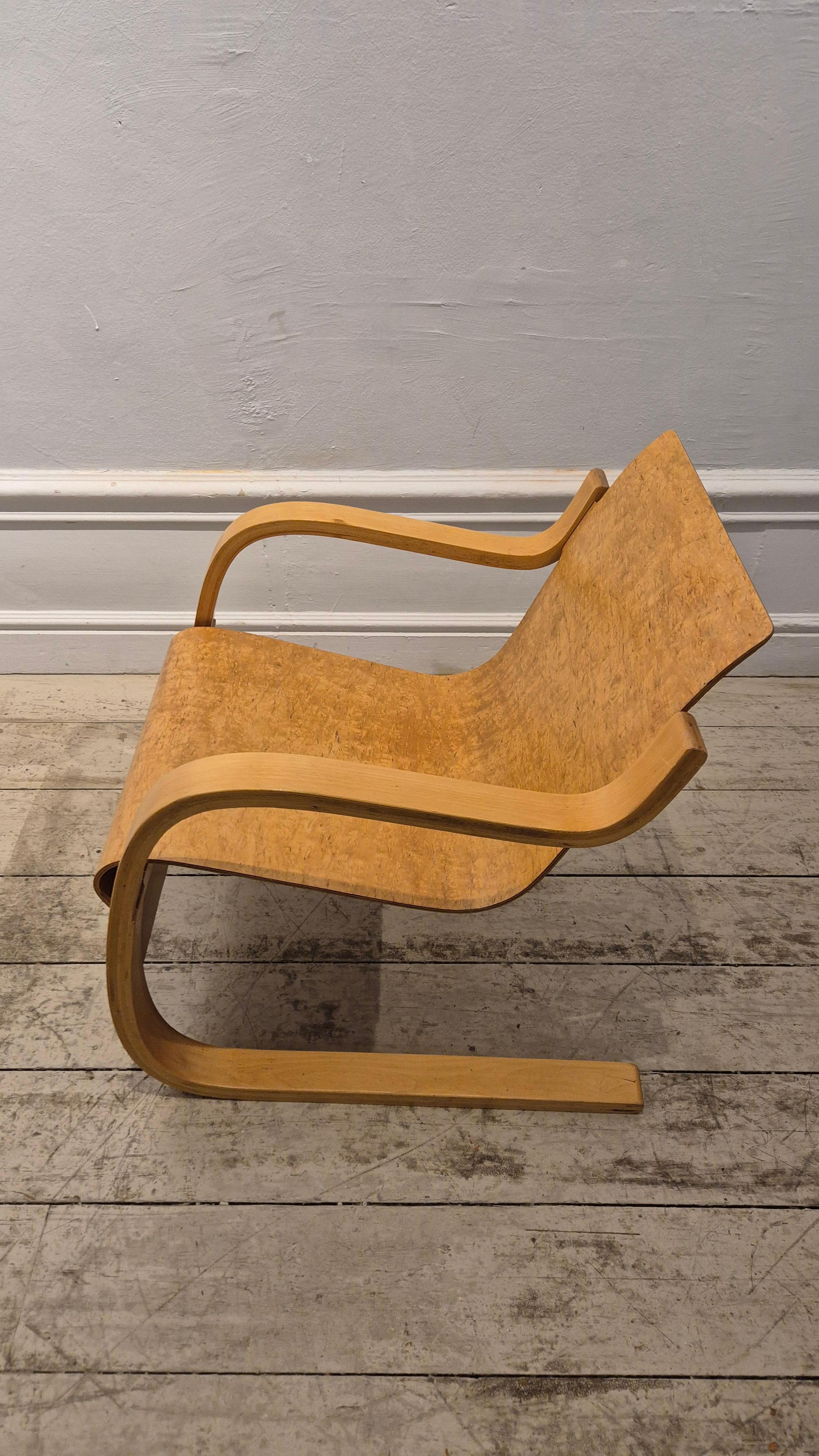 Alvar Aalto, rare collectable chair model 31 / 'Paimio', 1930/40s. (Buchenholz) im Angebot