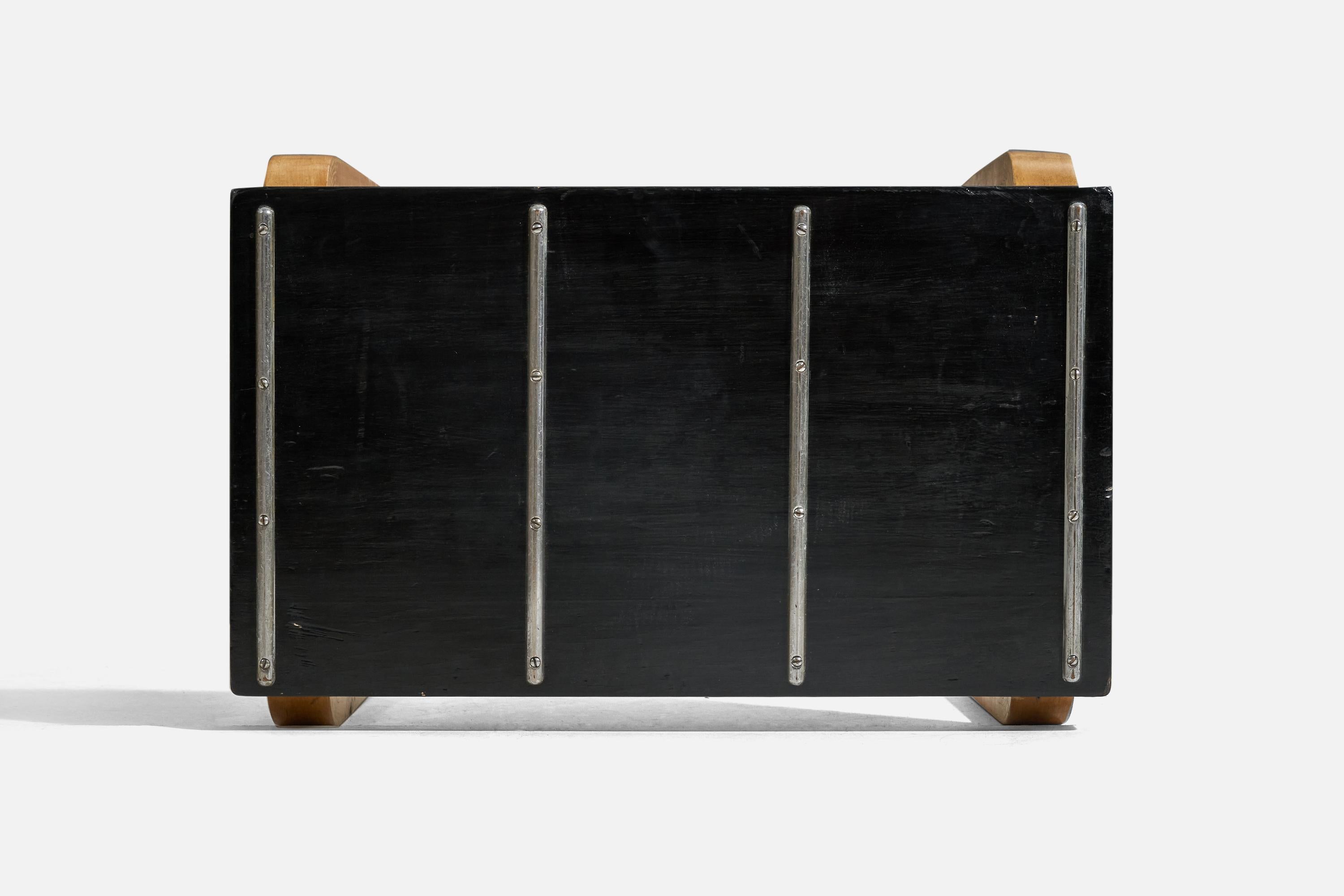 Italian Alvar Aalto, Rare Luggage Stands, Birch, Finmar LTD, Finland, 1930s