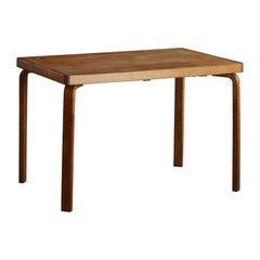 Alvar Aalto, Rare Rectangular Dining Table / Desk, Made at O.Y.Huonekalu, 1930s