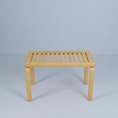Banco de abedul 'Ritiläpenkki' Alvar Aalto Modelo 153B, Artek Años 70