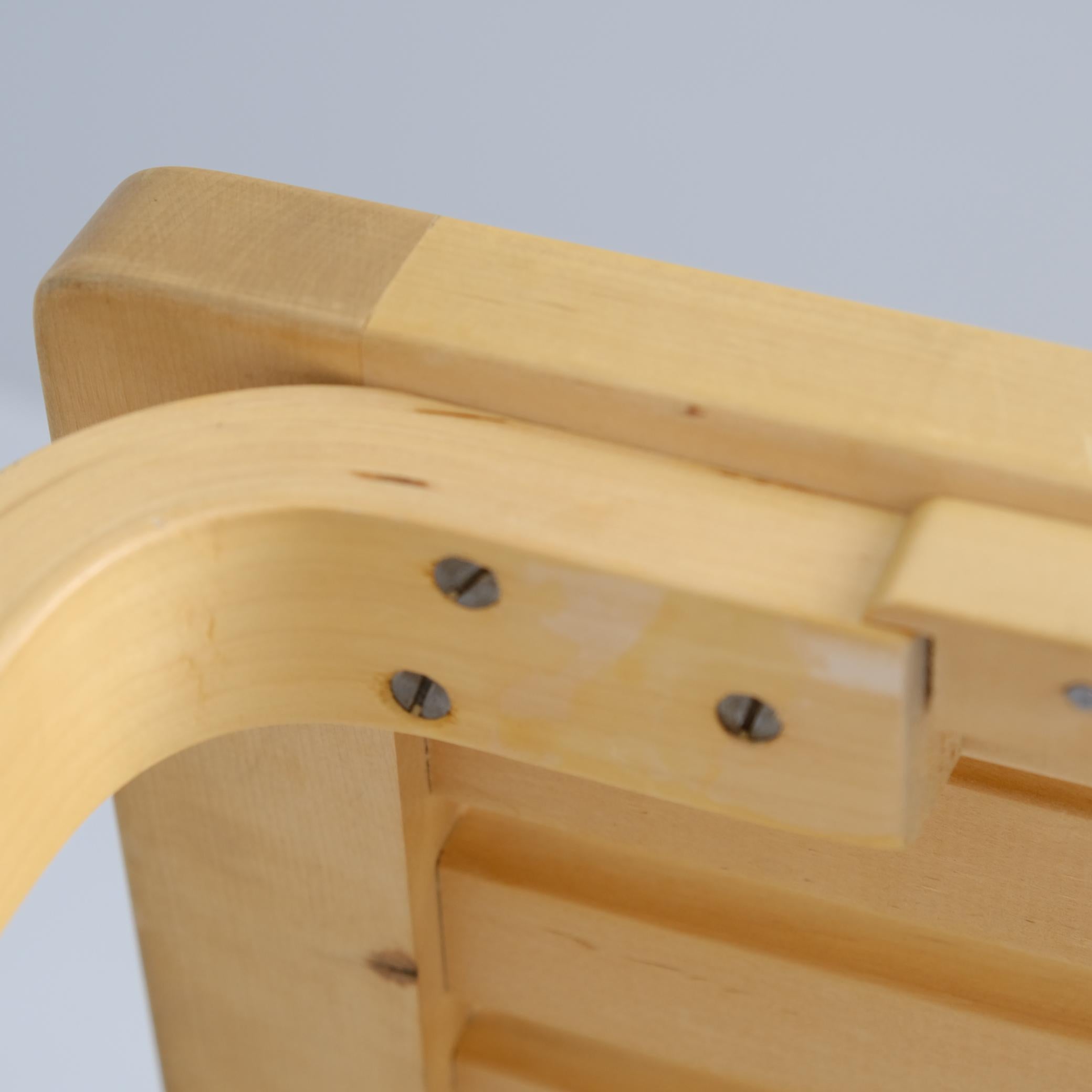 Panchina in betulla 'Ritiläpenkki' di Alvar Aalto modello 153B, Artek anni '70 in vendita 2