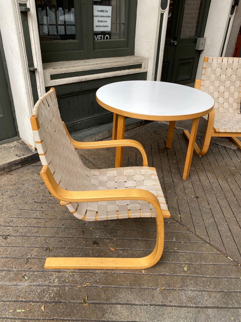 Late 20th Century Alvar Aalto Round Table For Sale