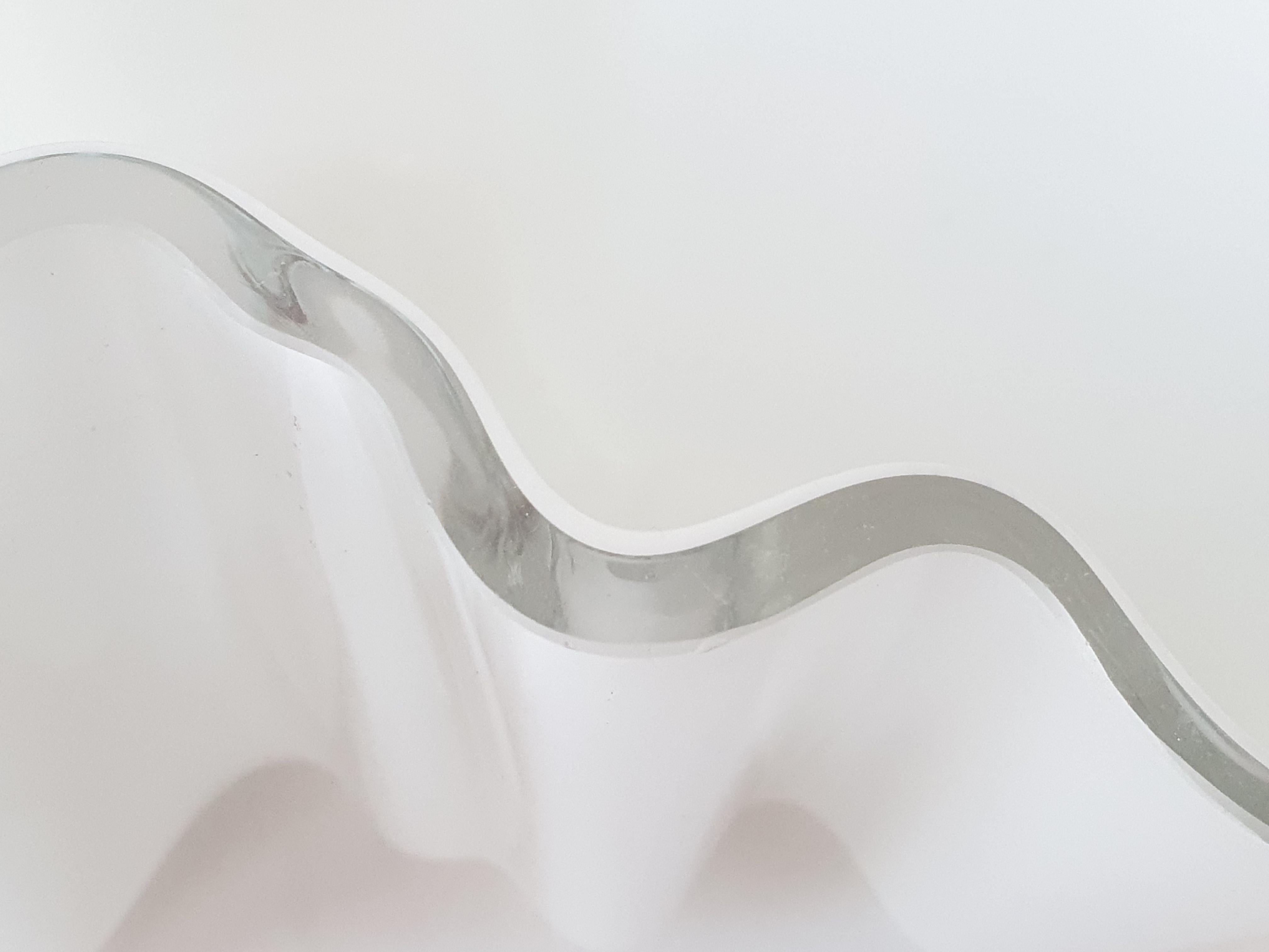 Finnish Alvar Aalto Savoy Vase 3030 by Iittala Signed For Sale