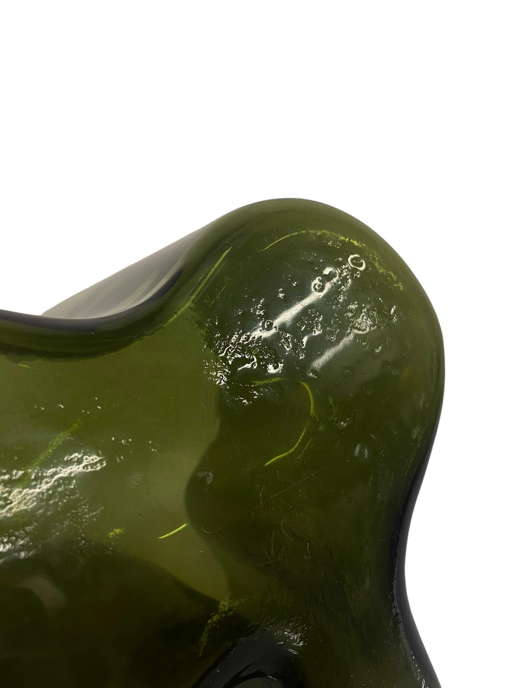 L'iconico vaso Alvar Aalto Savoy Model. 3030 in Greene & Greene, Iittala 1950 in vendita 2