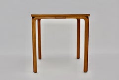 Alvar Aalto Scandinavian Modern Vintage Y Legs Dining Table Side Table c 1946