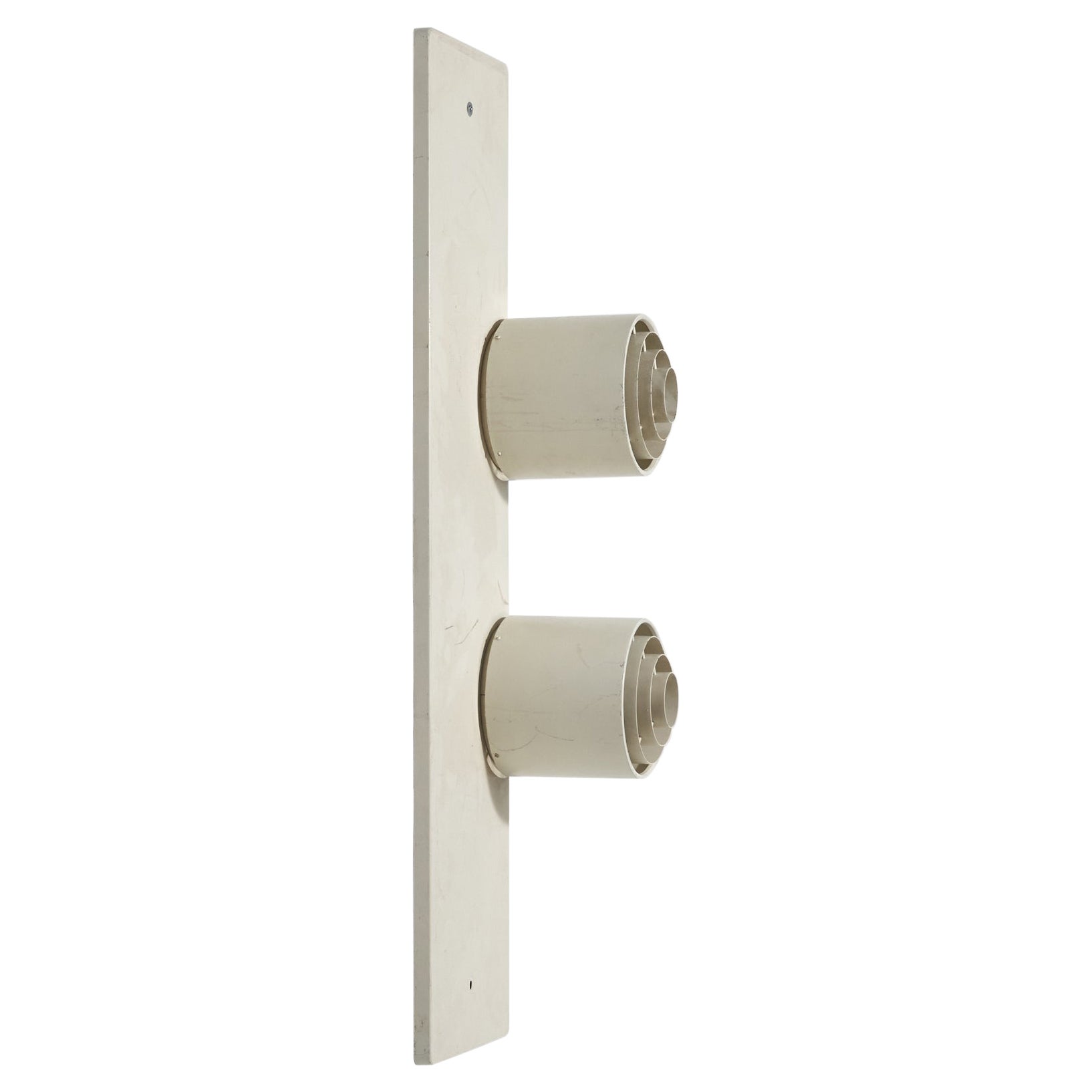 Alvar Aalto, Sconce or Flush Mount, Lacquered Metal, Idman, Finland, 1950s For Sale