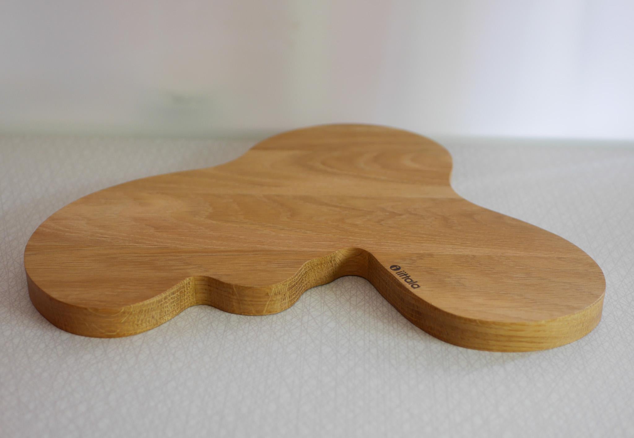 Fin du 20e siècle Plateau de service Alvar Aalto, chêne Plateau de service par Alvar Aalto Collection Iittala en vente