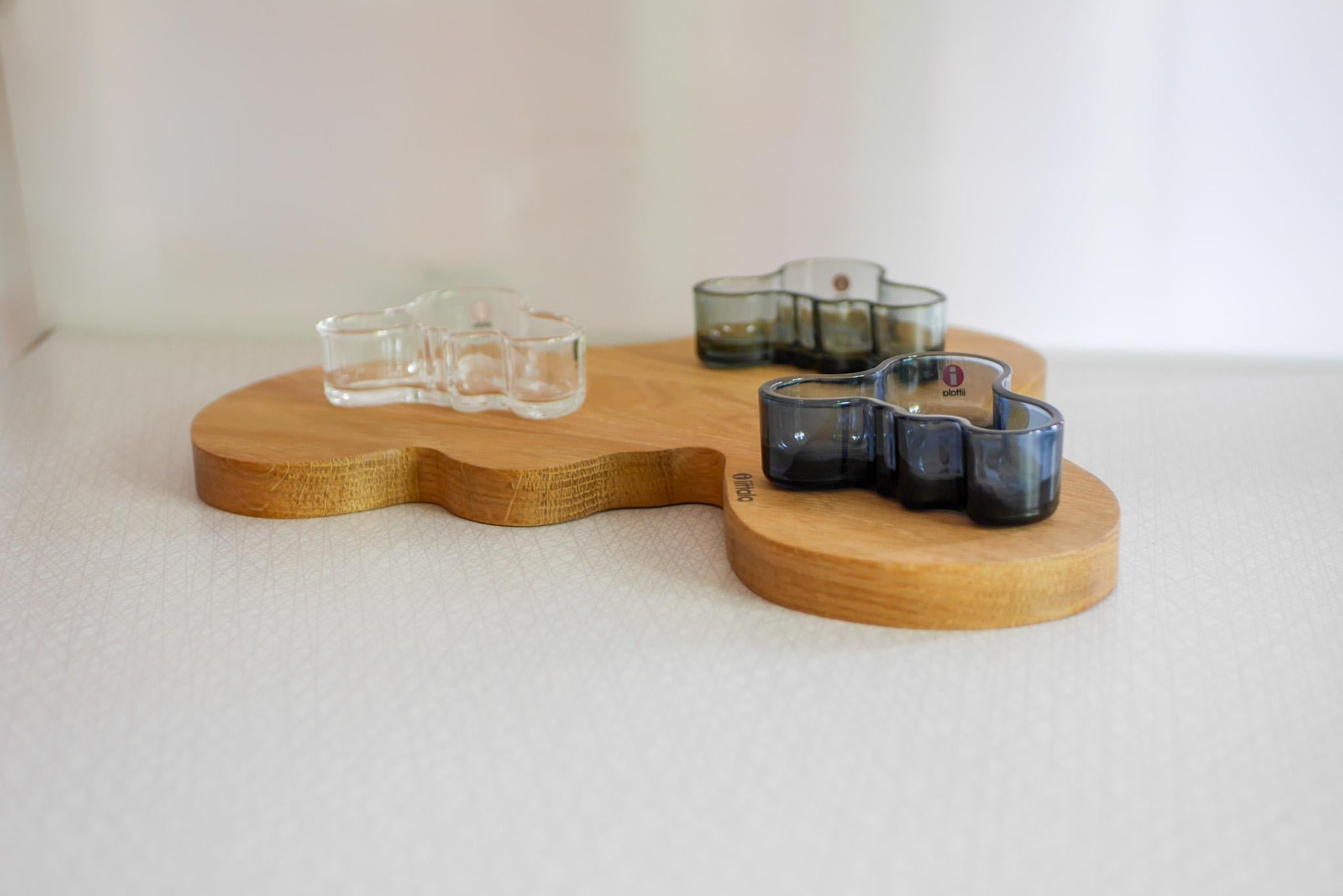 Chêne Plateau de service Alvar Aalto, chêne Plateau de service par Alvar Aalto Collection Iittala en vente