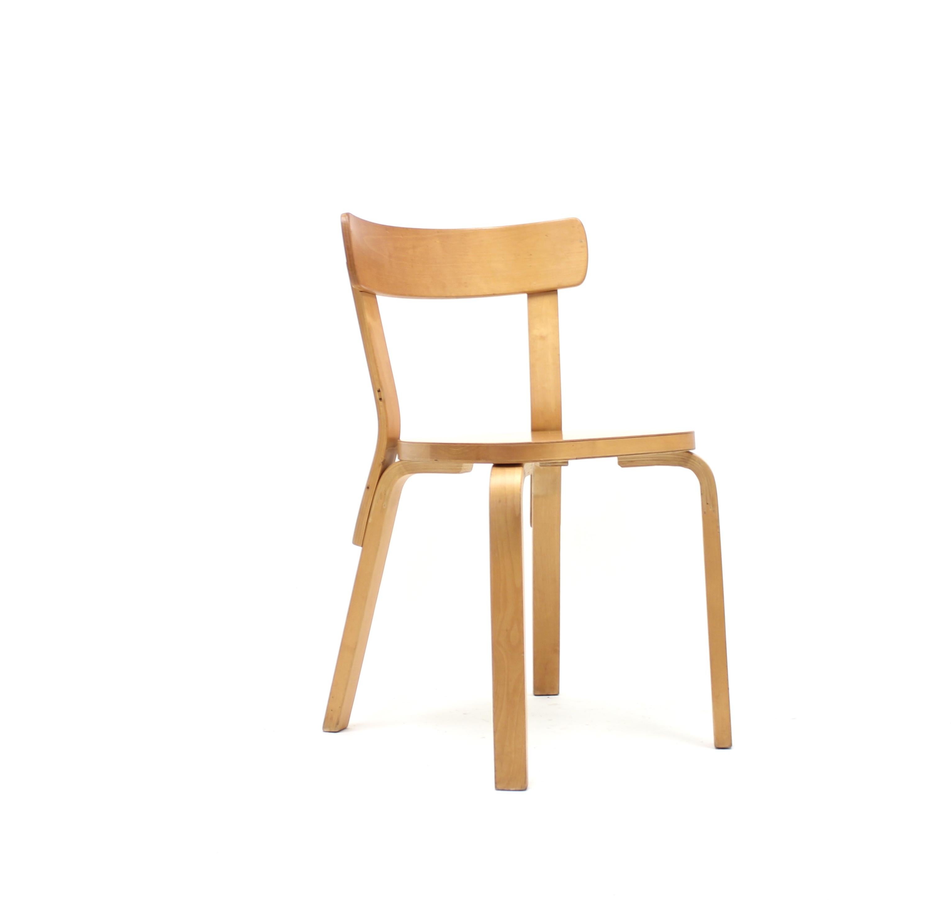 Alvar Aalto, Set of 12 Chairs, Model 69, for Artek Hedemora, circa 1950 1