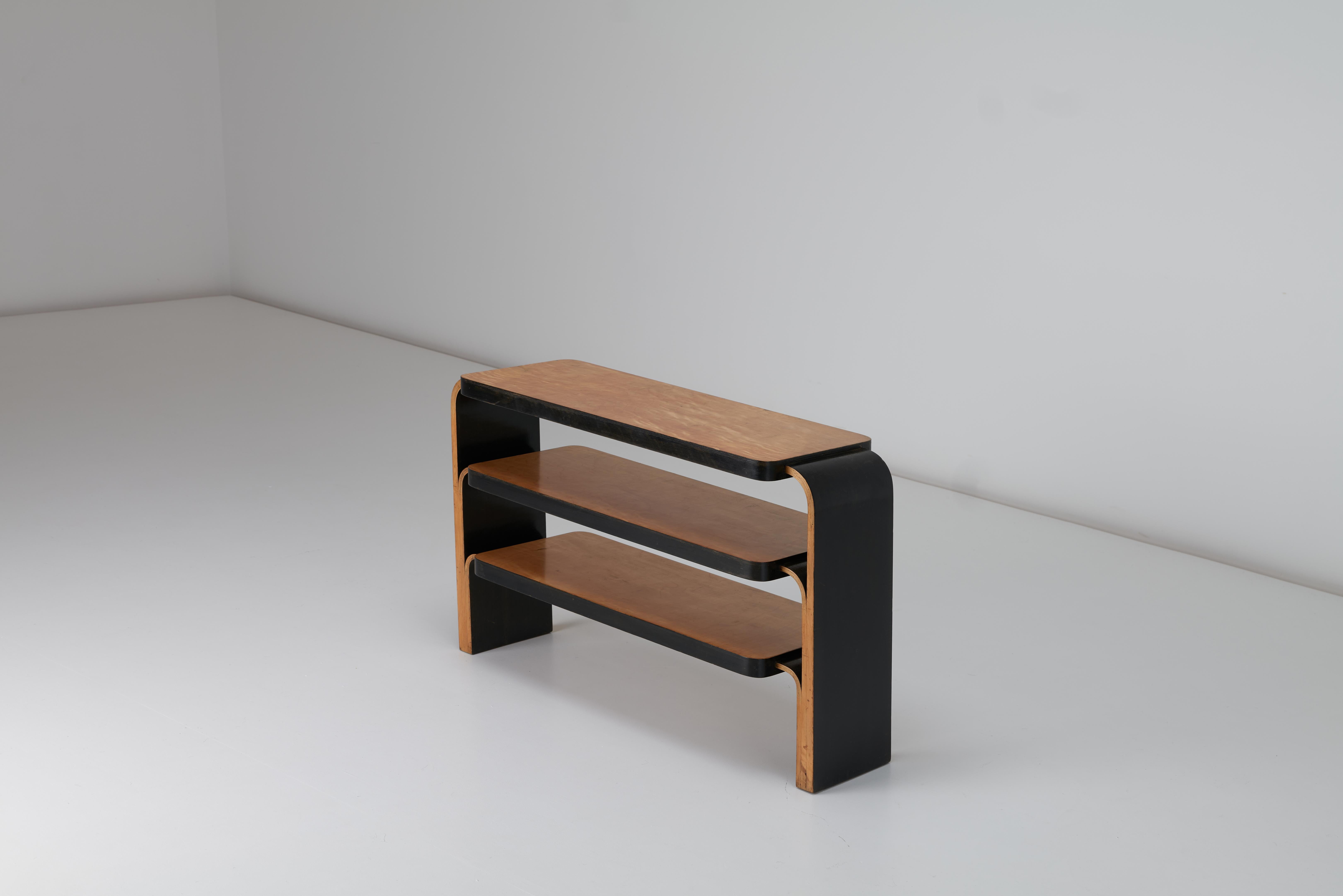 XX secolo Alvar Aalto Shelf Model No. 111, Finmar, 1a produzione 1933 in vendita