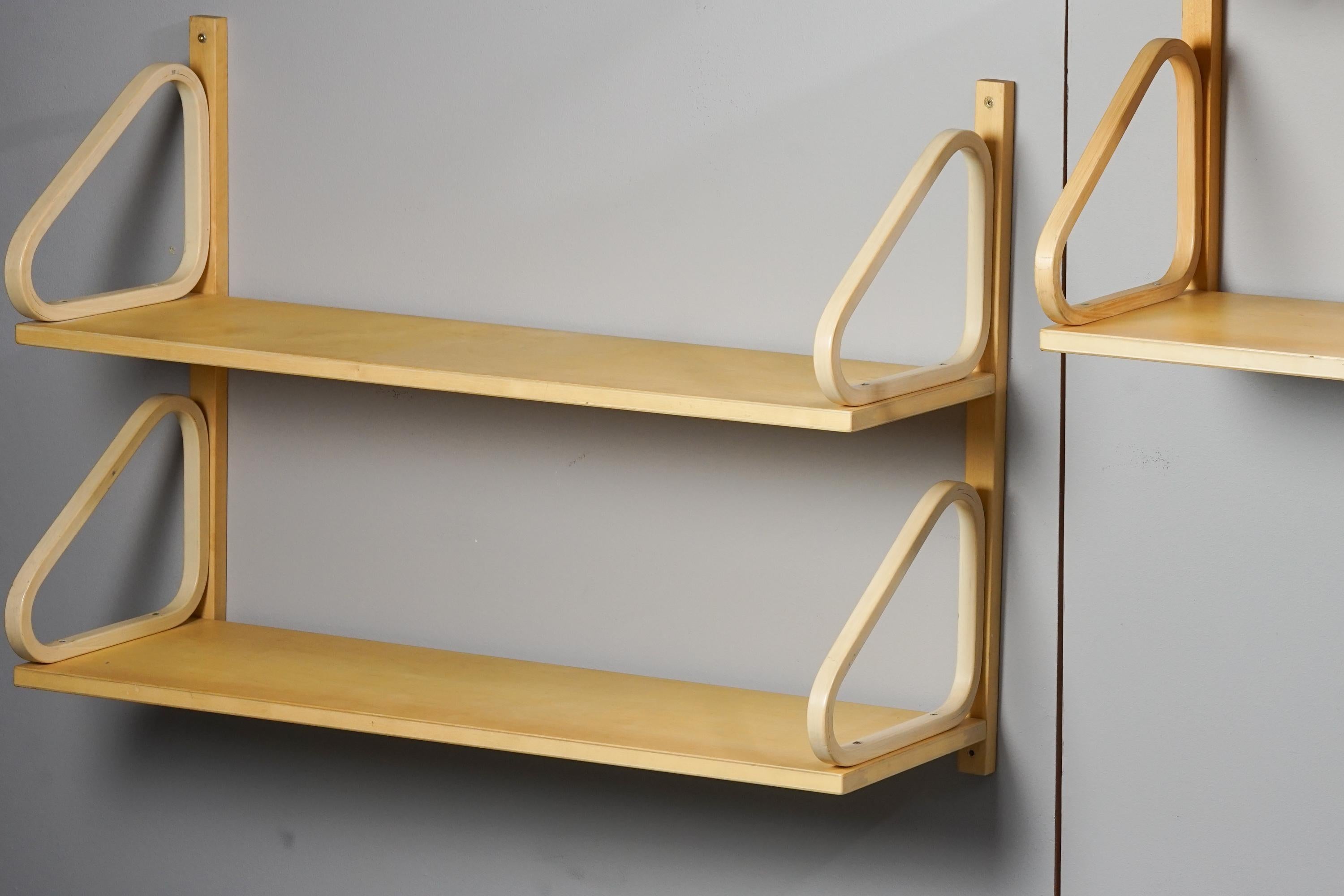 Finnish Alvar Aalto Shelve Model 112B-2 from the 1950s For Sale