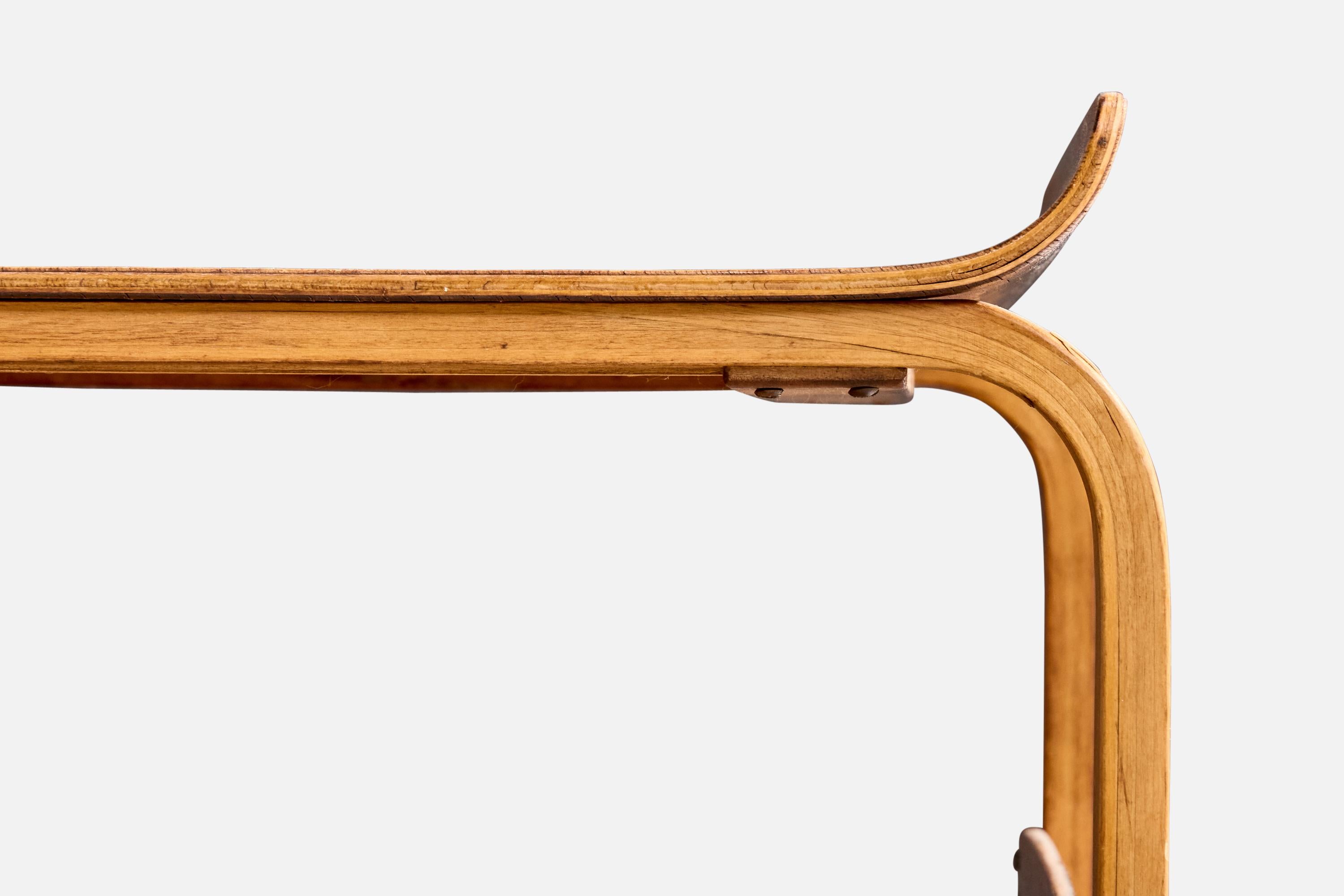 Alvar Aalto, Mesa auxiliar, Abedul, Suecia, años 50 mediados del siglo XX en venta