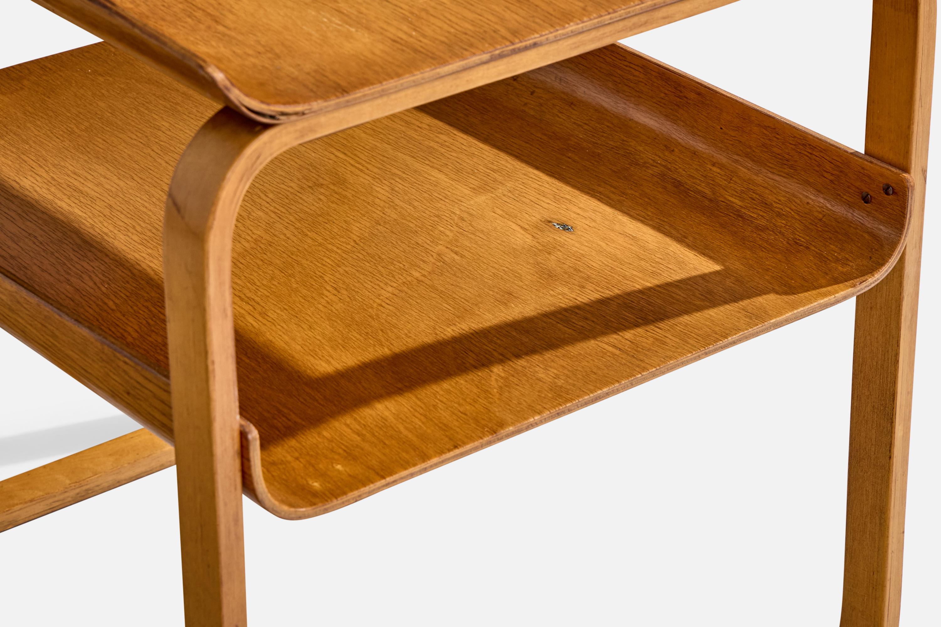 Alvar Aalto, Mesa auxiliar, Abedul, Suecia, años 50 en venta 1