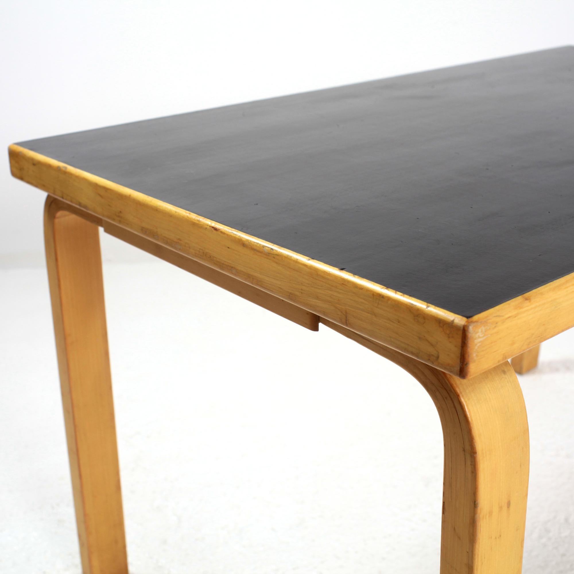 Alvar Aalto Side Table for Artek Finland 1970s For Sale 5