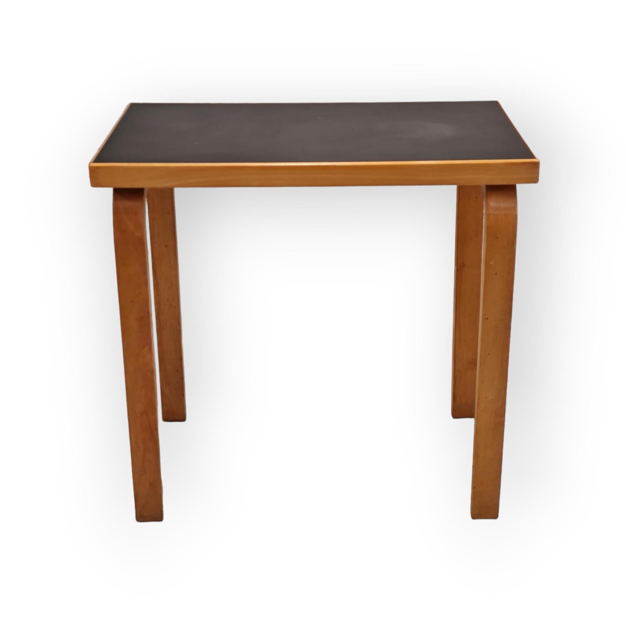 Scandinavian Modern Alvar aalto Side Table Model 86 for Artek, 1930s For Sale