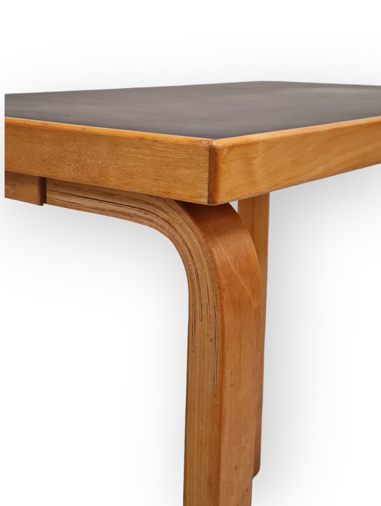 Finnish Alvar aalto Side Table Model 86 for Artek, 1930s For Sale